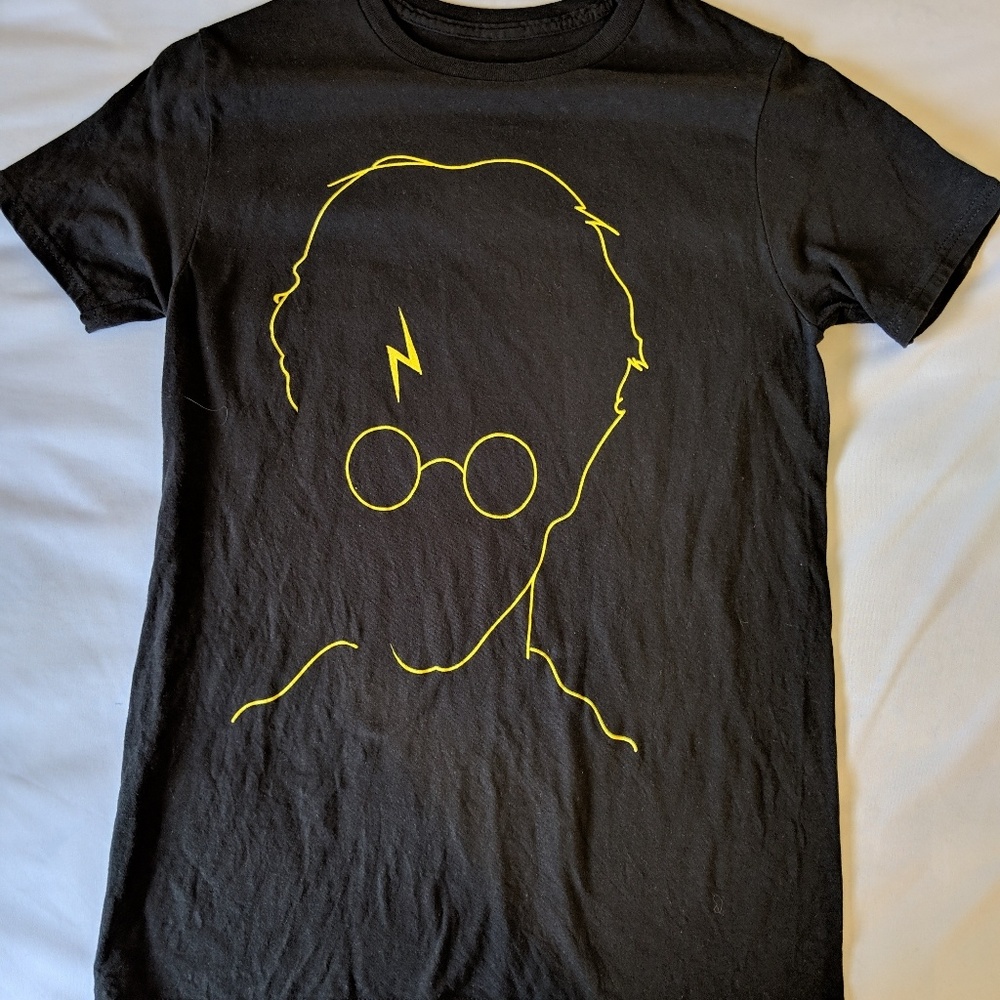Harry Potter "Harry" Mens Casual T-shirt Black SM